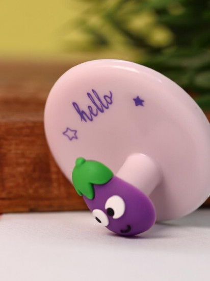 Крючок самоклеящийся «Crazy eggplant»