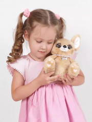 Игрушка мягкая «Щенок Глазастик» - Фото 3