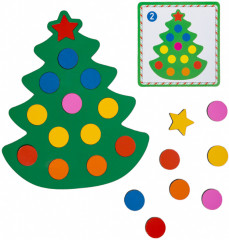 Сортер с заданиями «Ёлочка» - Фото 3