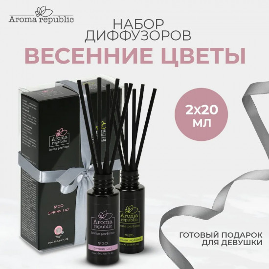 Набор аромадиффузоров подарочный «№3 Black Edition»