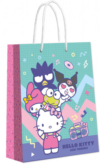 Пакет подарочный «Hello Kitty and friends»