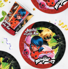 Набор посуды одноразовой «Леди Баг и Супер-Кот» - Фото 5