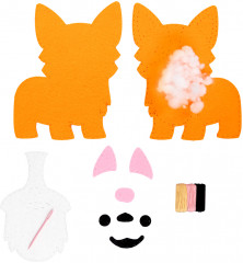 Набор для творчества «Мягкая игрушка из фетра. Корги» - Фото 3