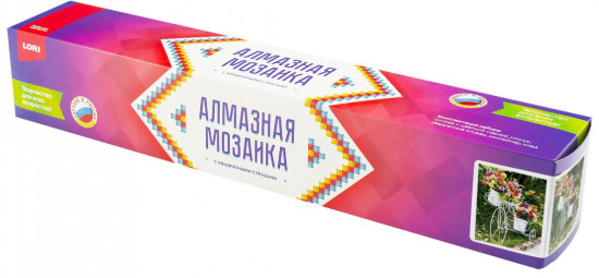 Алмазная мозаика «Велосипед с цветами»