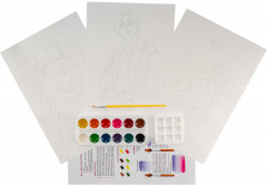 Набор для скетчинга акварелью «Романтика» - Фото 1