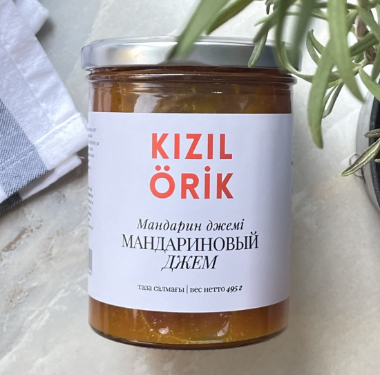 Джем мандариновый в новогодней упаковке