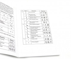 200 базовых китайских иероглифов. Флеш-карточки. Тетрадь для записи иероглифов. Комплект карточек и тетрадь - Фото 3