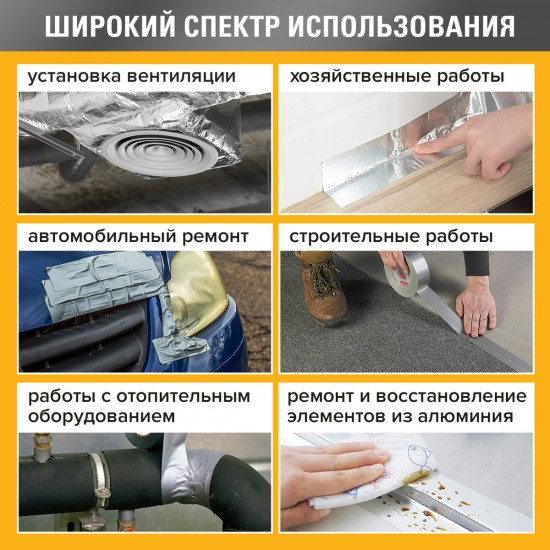 Клейкая металлизированная лента