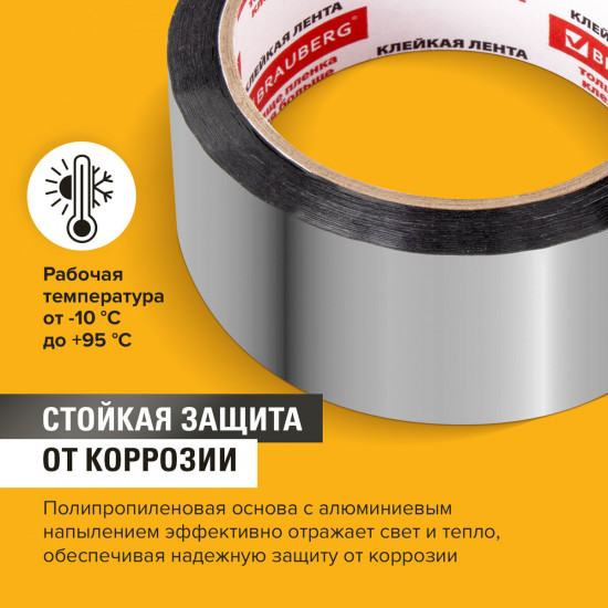 Клейкая металлизированная лента