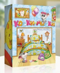 Комплект постельного белья "Феечки" (арт. 8394, 1,5-спальный, бязь, 1 наволочка 70х70) - Фото 1