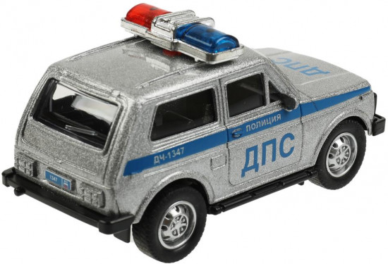 Модель металлическая инерционная «Lada 4×4. Полиция»