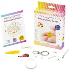 Амигуруми из бисера «Цыплёнок» - Фото 1