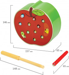 Сортер-рыбалка «Яблоко» - Фото 14