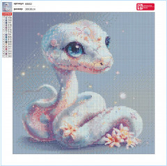 Мозаика алмазная «Жемчужная змейка» - Фото 2