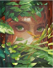 Мозаика алмазная «Девушка в листве» - Фото 2