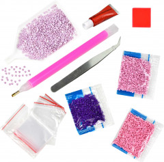 Мозаика алмазная «Котенок в пледе» - Фото 4