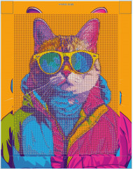 Мозаика алмазная «Яркий кот» - Фото 2