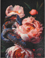 Мозаика алмазная «Пионы и змея» - Фото 14