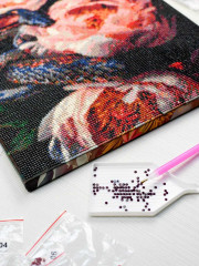 Мозаика алмазная «Пионы и змея» - Фото 18