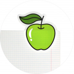 Набор стикеров-закладок «Яблоко» - Фото 2