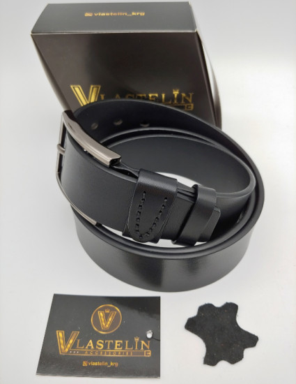 Ремень мужской «Leather Black Elit Premium»