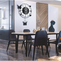 Часы настенные с маятником «Бабочки» - Фото 1