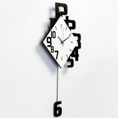 Часы настенные с мятником «Асимметрия» - Фото 3