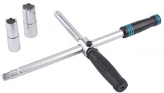 Ключ-крест баллонный складной с изменяющимся рычагом - Фото 2