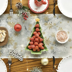 Дорожка на стол новогодняя - Фото 4