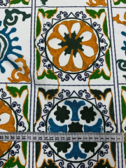 Ткань «Стрейч Этно» комбинированный, плотность 120 гр, отрез 1 метр - Фото 2