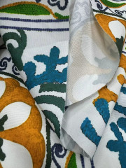 Ткань «Стрейч Этно» комбинированный, плотность 120 гр, отрез 1 метр - Фото 3