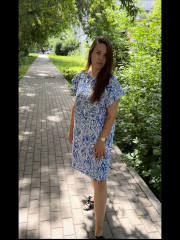 Ткань плательная «Штапель» бело-синий, плотность 100 гр, отрез 1 метр - Фото 4