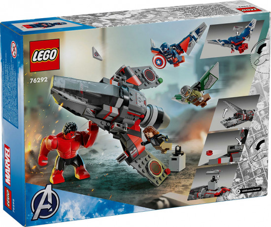 Конструктор LEGO® 76292 Капитан Америка против Красного Халка
