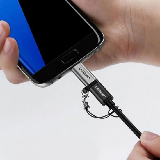 Переходник Ugreen MicroUSB(m) - USB 3.1(f) Type C US282 (50590)