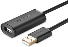 Кабель USB(m) — USB(f) удлинитель USB 2.0, 20m US121 (10324) - Фото 3