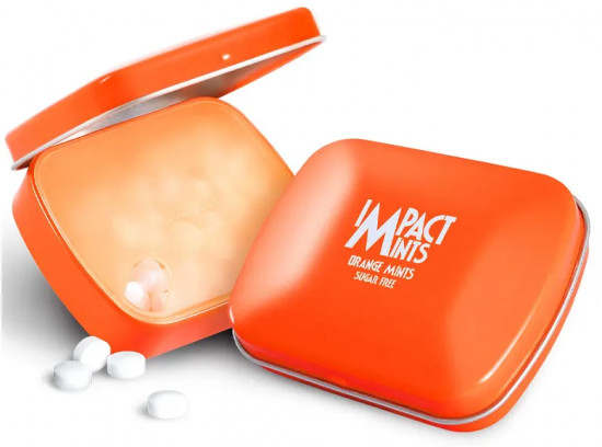 Драже без сахара освежающие со вкусом апельсина «Orange Mints»