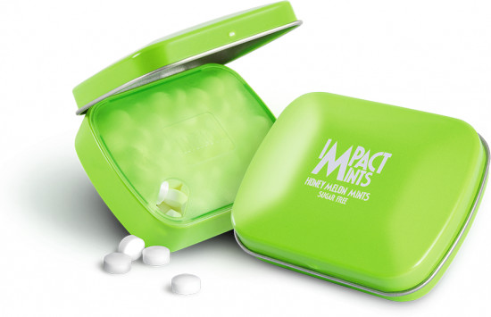 Драже без сахара освежающие со вкусом медовой дыни «Honey Melon Mints»