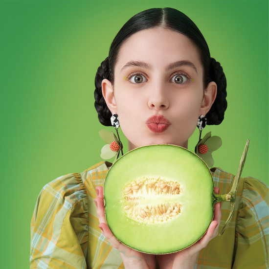 Драже без сахара освежающие со вкусом медовой дыни «Honey Melon Mints»