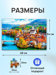 Набор пазлов «Европейские виды» - Фото 2