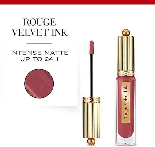 Помада для губ жидкая матовая «Rouge Velvet ink», тон  25 Berry Chaud-Colat