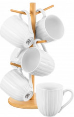 Подставка бамбуковая для кружек - Фото 3