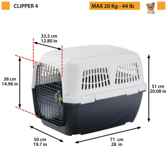 Переноска для животных «Clipper Plus 4»