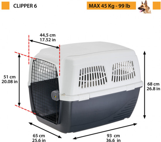 Переноска для животных «Clipper Plus 6»