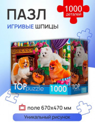 Пазл «Игривые шпицы» - Фото 1