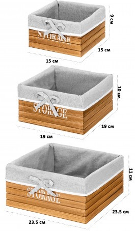 Набор органайзеров для хранения «Storage»