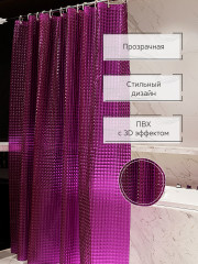 Штора для ванной «Лаурель 3D» - Фото 2