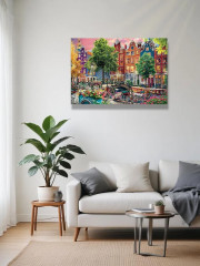 Пазл «Красивый закат в Амстердаме» - Фото 3