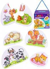 Пазл-половинки «Мамы и детки» - Фото 2