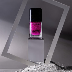Покрытие для ногтей топовое с эффектом раскрошенного кристалла«Crushed Crystal Effect Top Coat», оттенок 010 Amethyst Aura - Фото 8