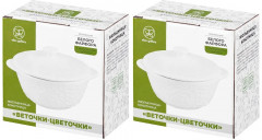 Набор жюльенниц-кокотниц «Веточки-цветочки» - Фото 4